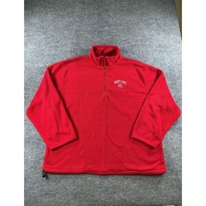 AS Sports Maryland Terrapins Fleece Quarter Zip Pullover Red Mens 2XL RN 94051